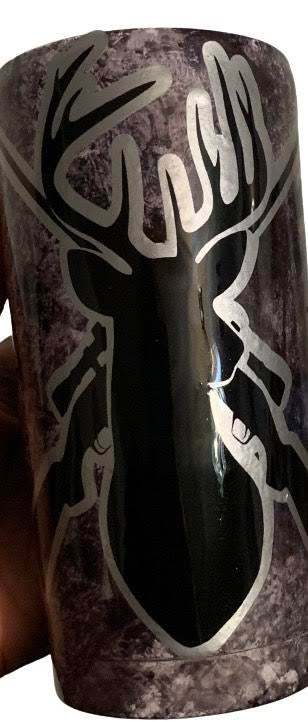 Camouflage Deer Hunter Tumbler