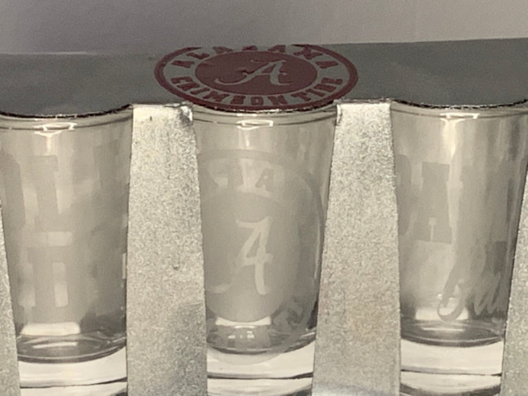 College Themed Shot Glass Set