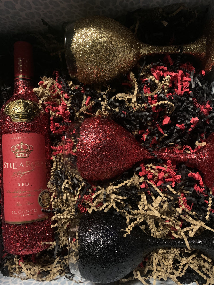 Glitter Wine Box Set